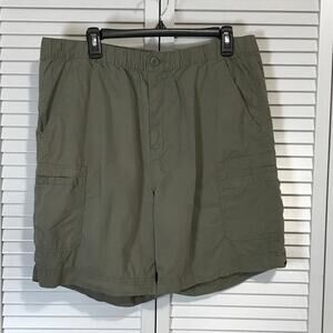 Magellan Outdoors Olive Green Quick Drying Cargo Fishing Shorts Men XL
